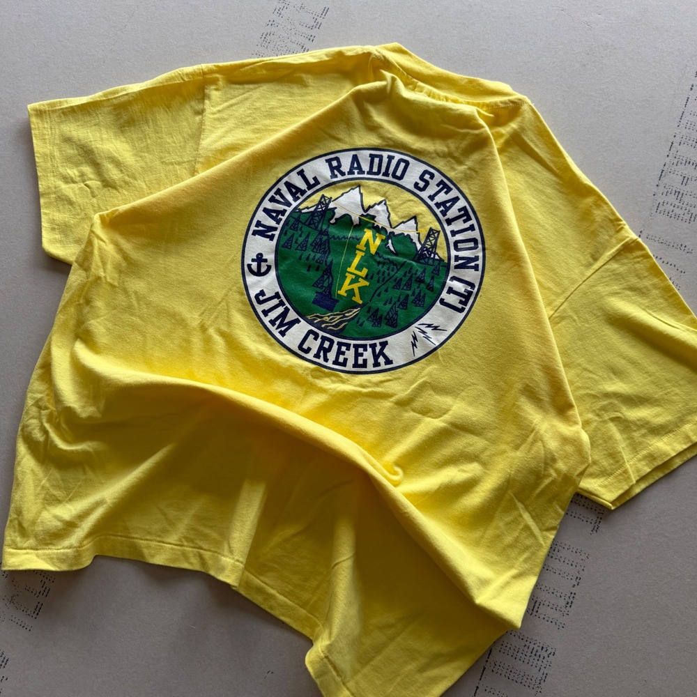 Vintage 90s Naval Radio Station Jim Creek T-shirt